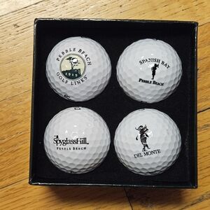 New Pebble Beach Callaway Golf Balls Pack Of 4